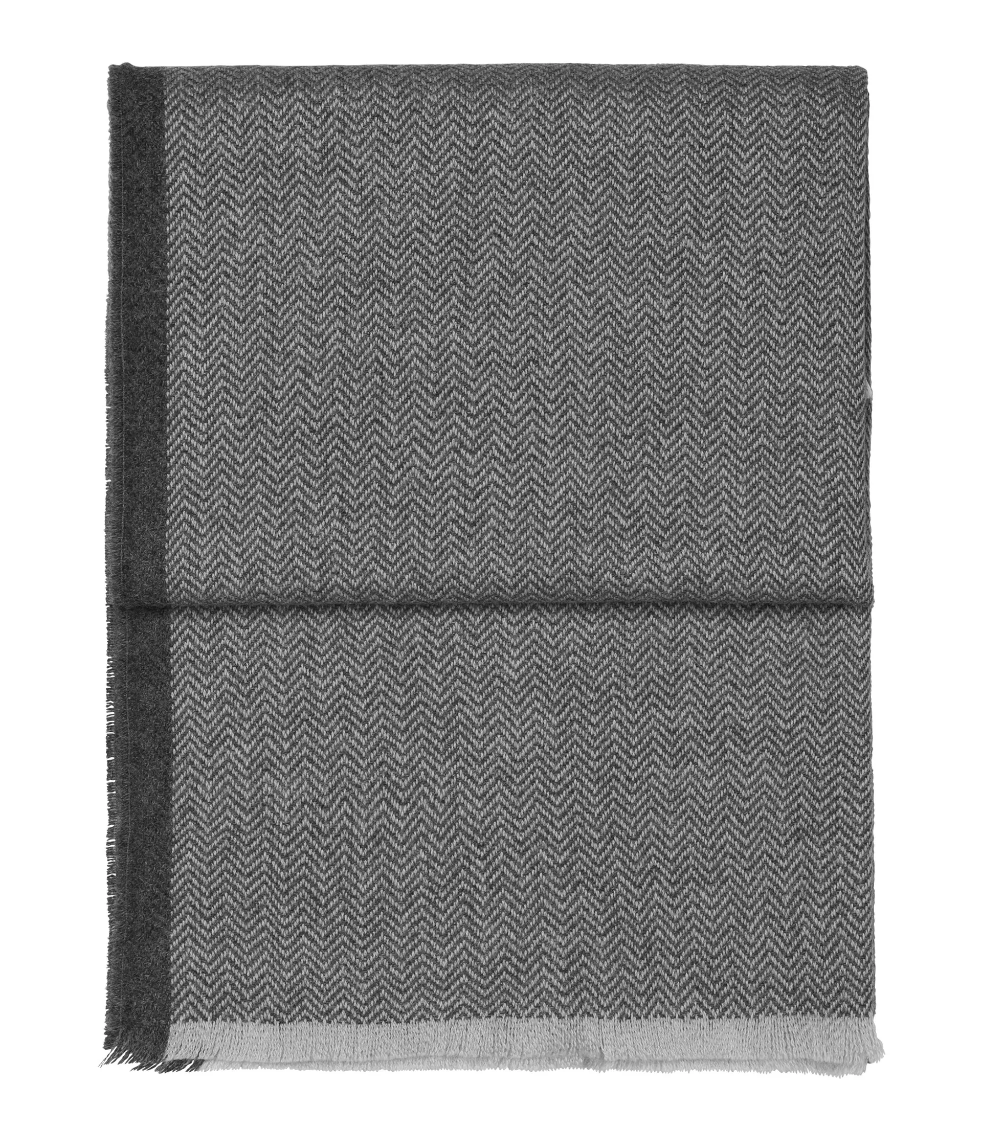 헤링본 스로우 130x190 cm, light grey-grey Elvang Denmark | 엘방덴마크