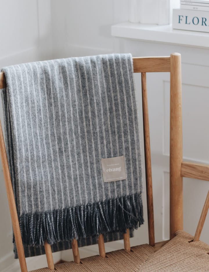 스트라이프 스로우 130x200 cm, Grey Elvang Denmark | 엘방덴마크