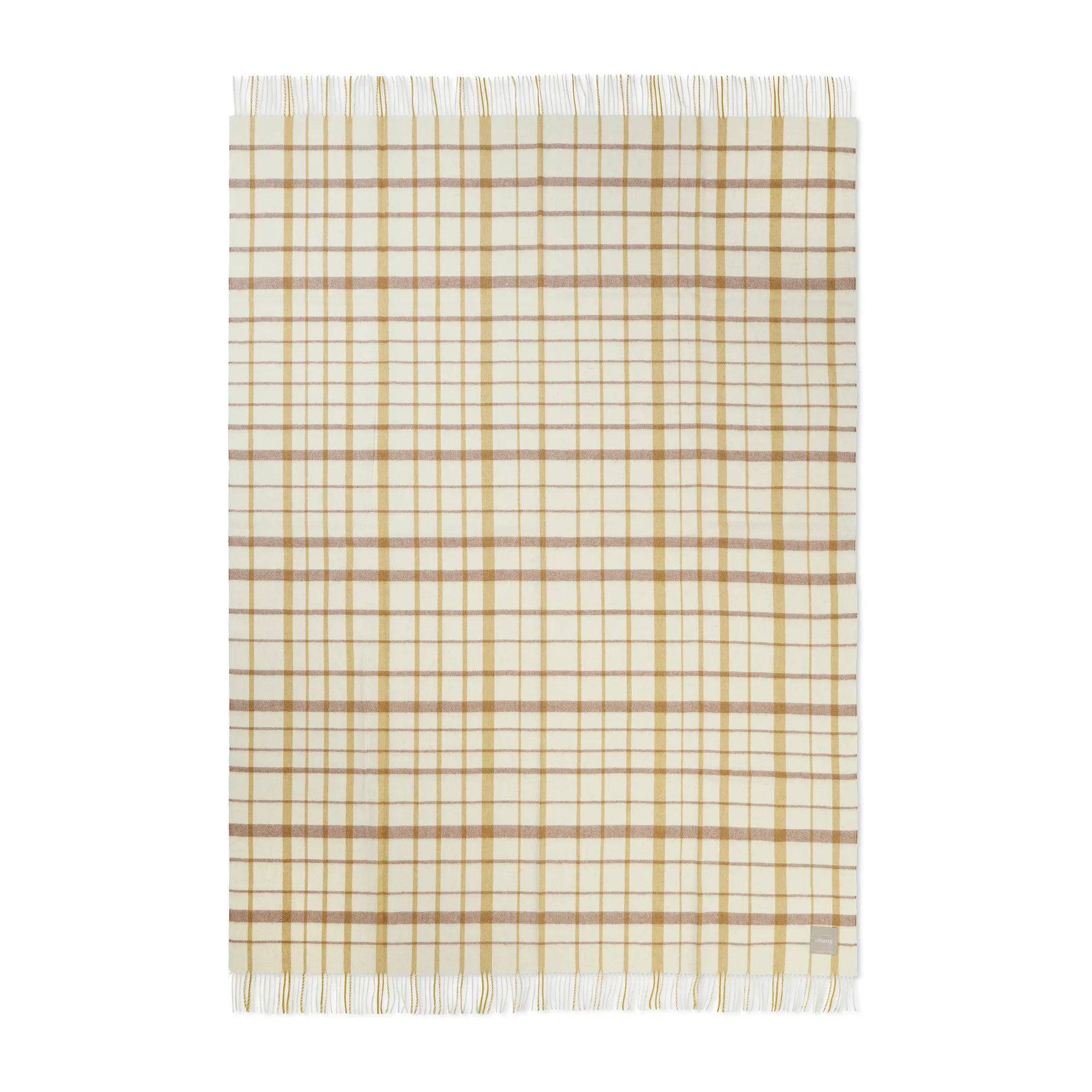 트위드 스로우 130x200 cm, Light yellow Elvang Denmark | 엘방덴마크