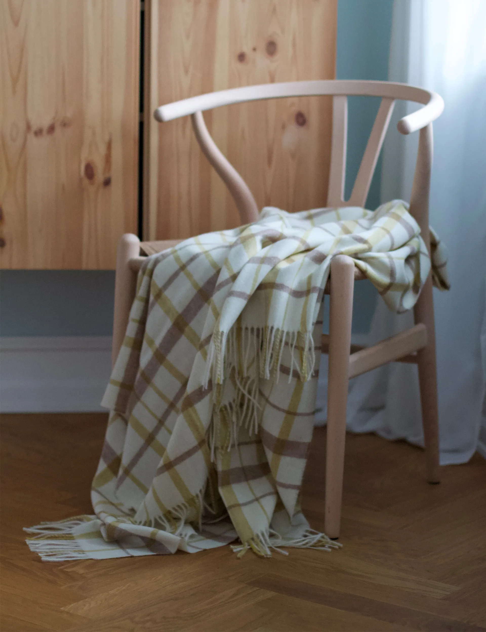 트위드 스로우 130x200 cm, Light yellow Elvang Denmark | 엘방덴마크