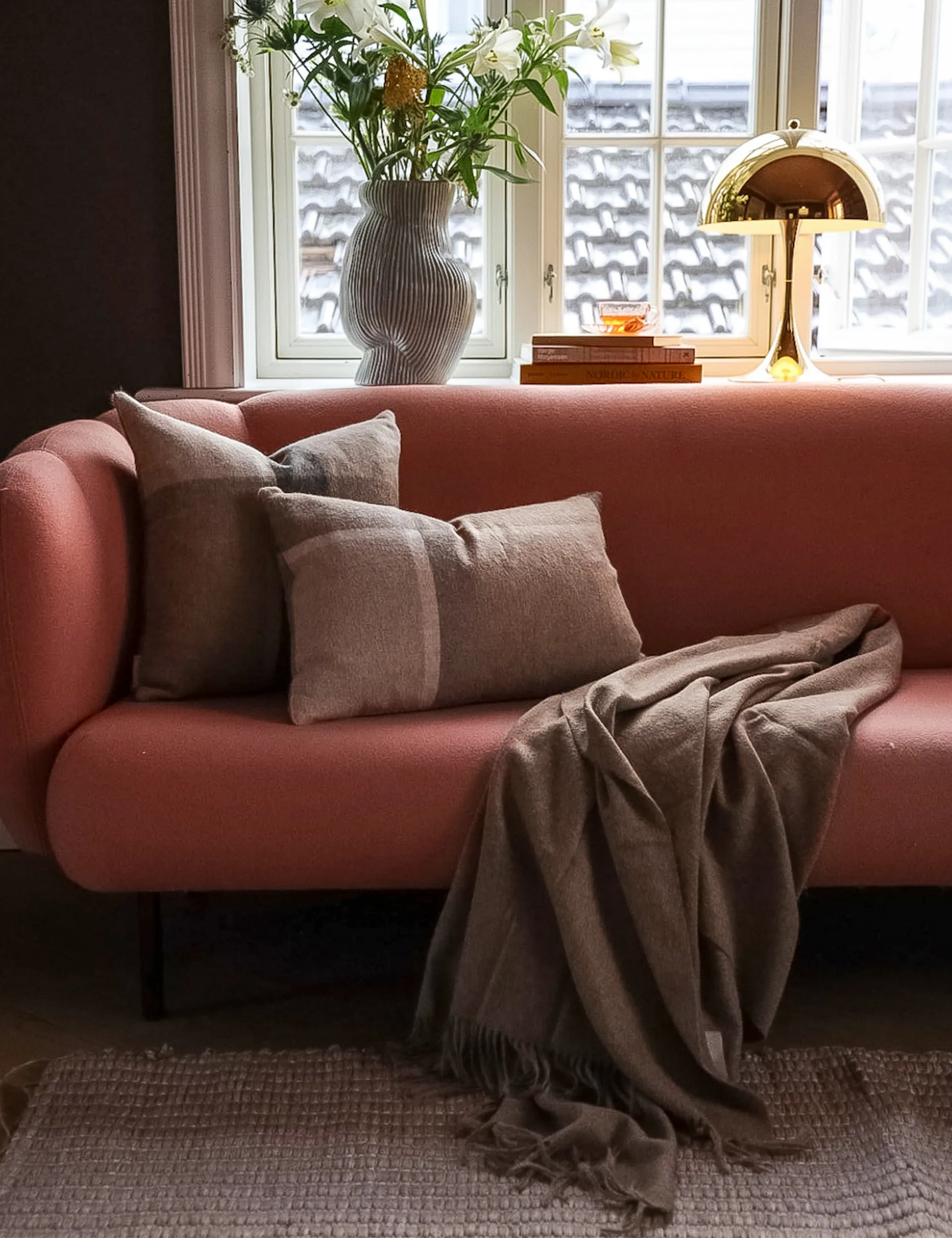 맨하탄 베개커버 40x60 cm, Beige Elvang Denmark | 엘방덴마크