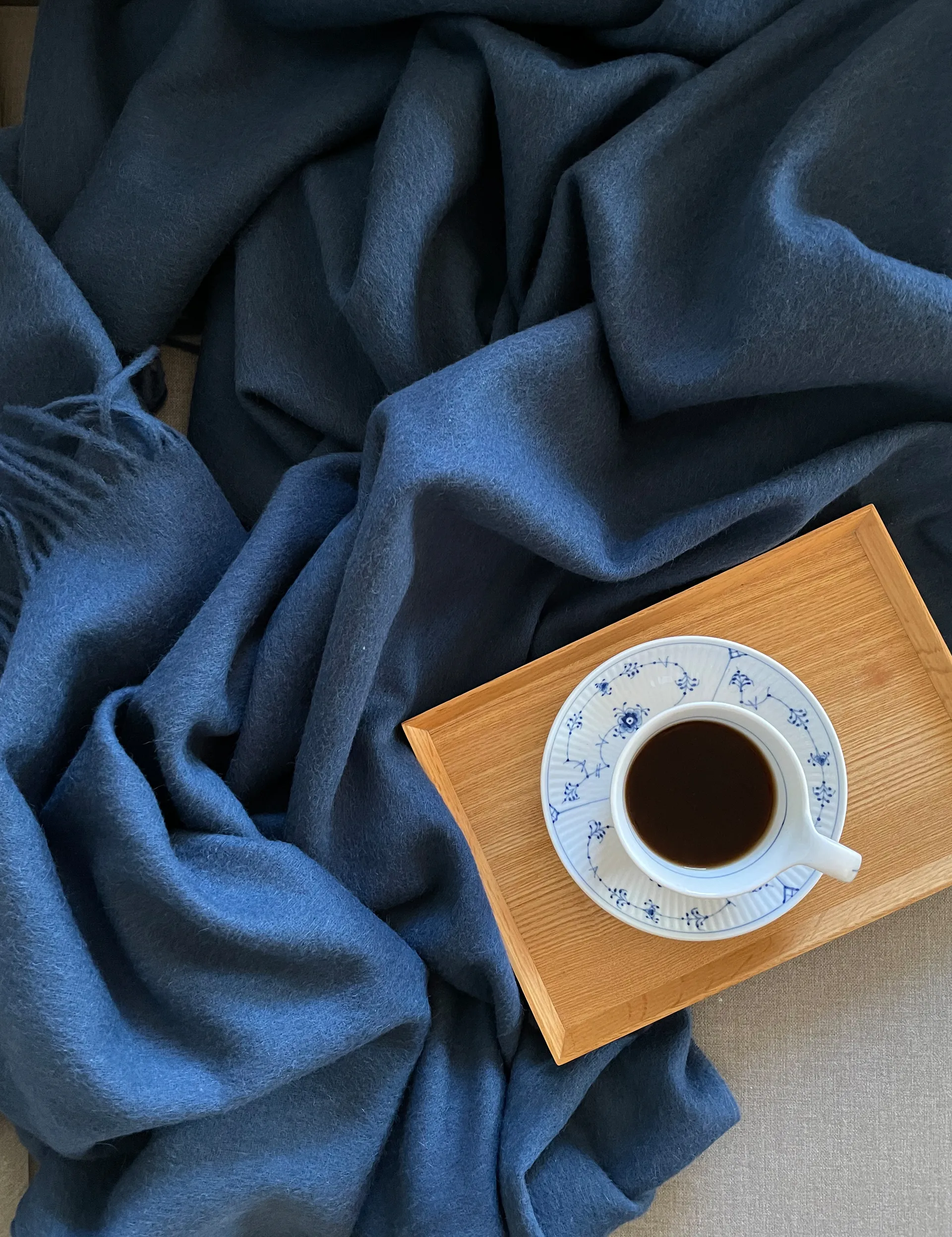엘방 클래식 스로우, Mirage blue Elvang Denmark | 엘방덴마크
