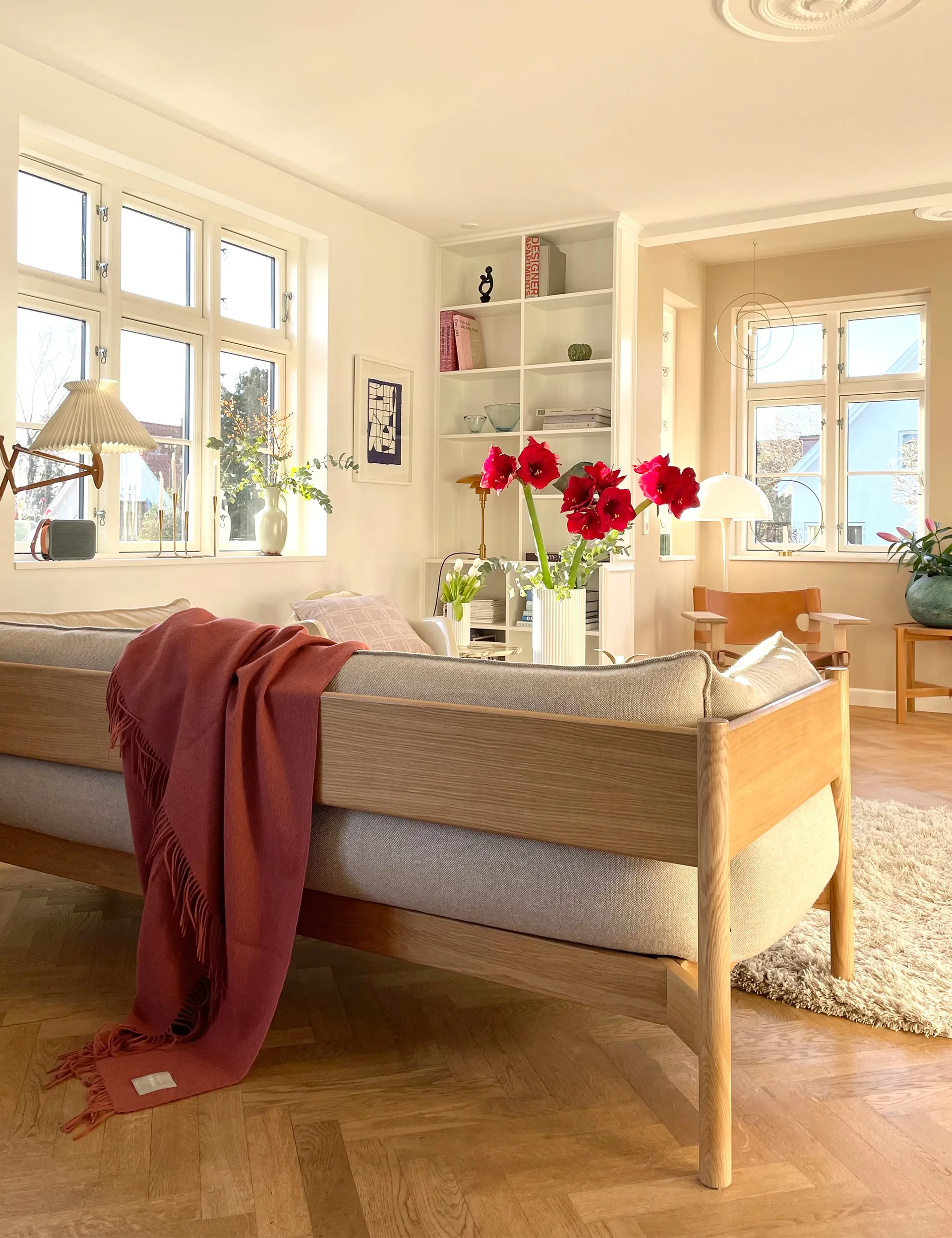 엘방 클래식 스로우, Rusty red Elvang Denmark | 엘방덴마크