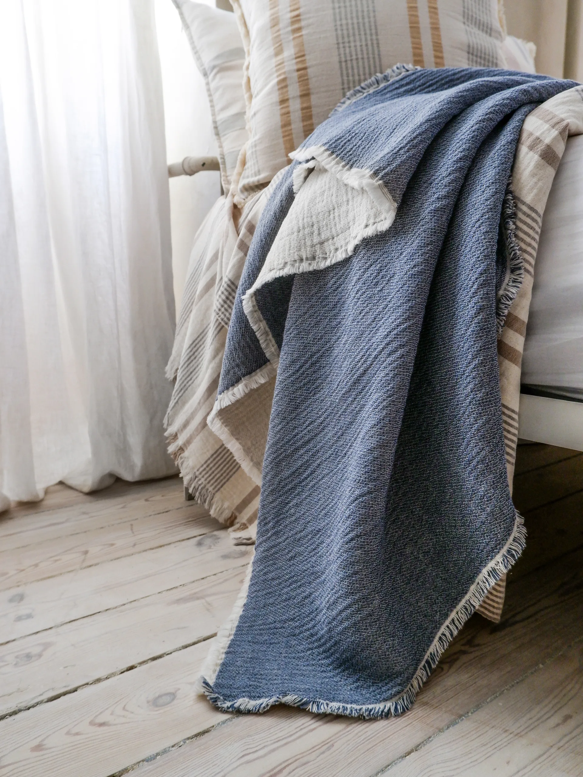 Thyme 스로우 130x180 cm, blue Elvang Denmark | 엘방덴마크