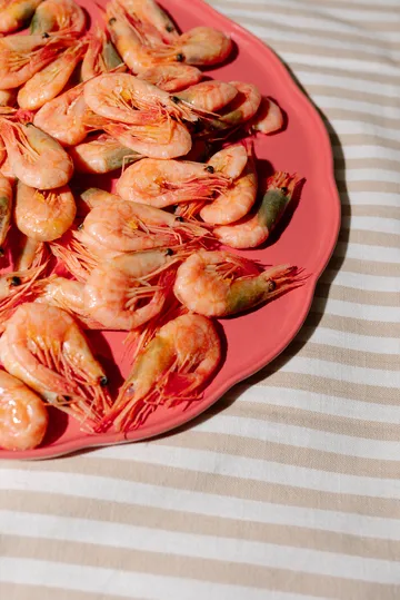 Emile Henry 마들렌 서빙 플래터 - Bubblegum, round - Emile Henry