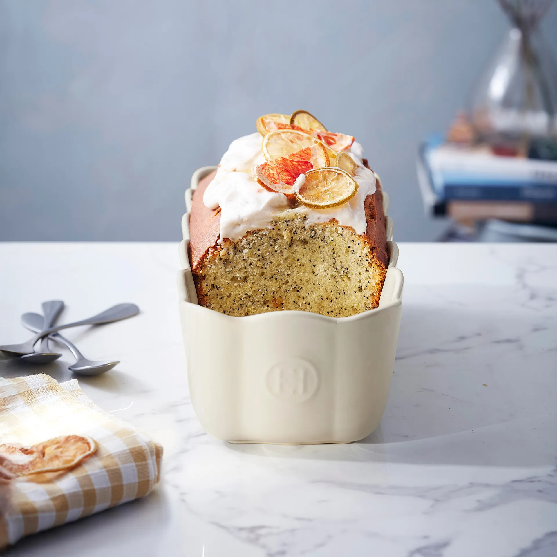 Emile Henry 마들렌 브레드 팬, Cream Emile Henry