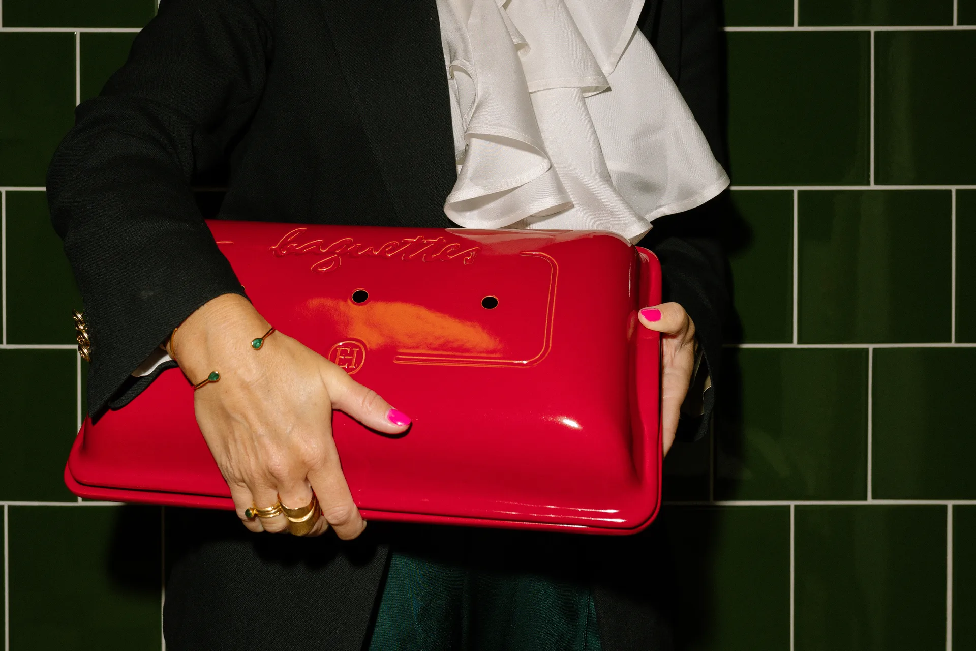 Emile Henry 바게트 몰드, Red Emile Henry