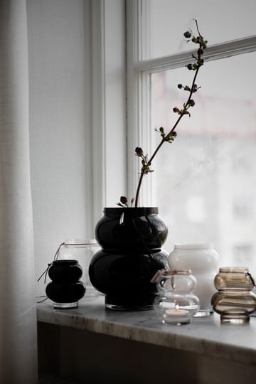 에른스트 글라스 화병 커브드 10 cm - Black - ERNST | 에른스트