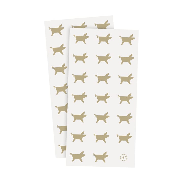 에른스트 냅킨 크리스마스 피그 10x20 cm 20개 세트 - White-beige - ERNST | 에른스트