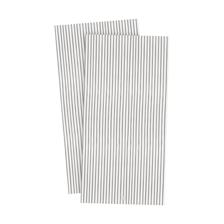 에른스트 냅킨 스트라이프 10x20 cm 20개 세트 - White-grey stripe - ERNST | 에른스트