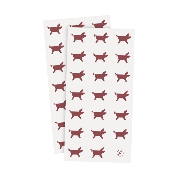 에른스트 냅킨 크리스마스 피그 10x20 cm 20개 세트 - White-red - ERNST | 에른스트