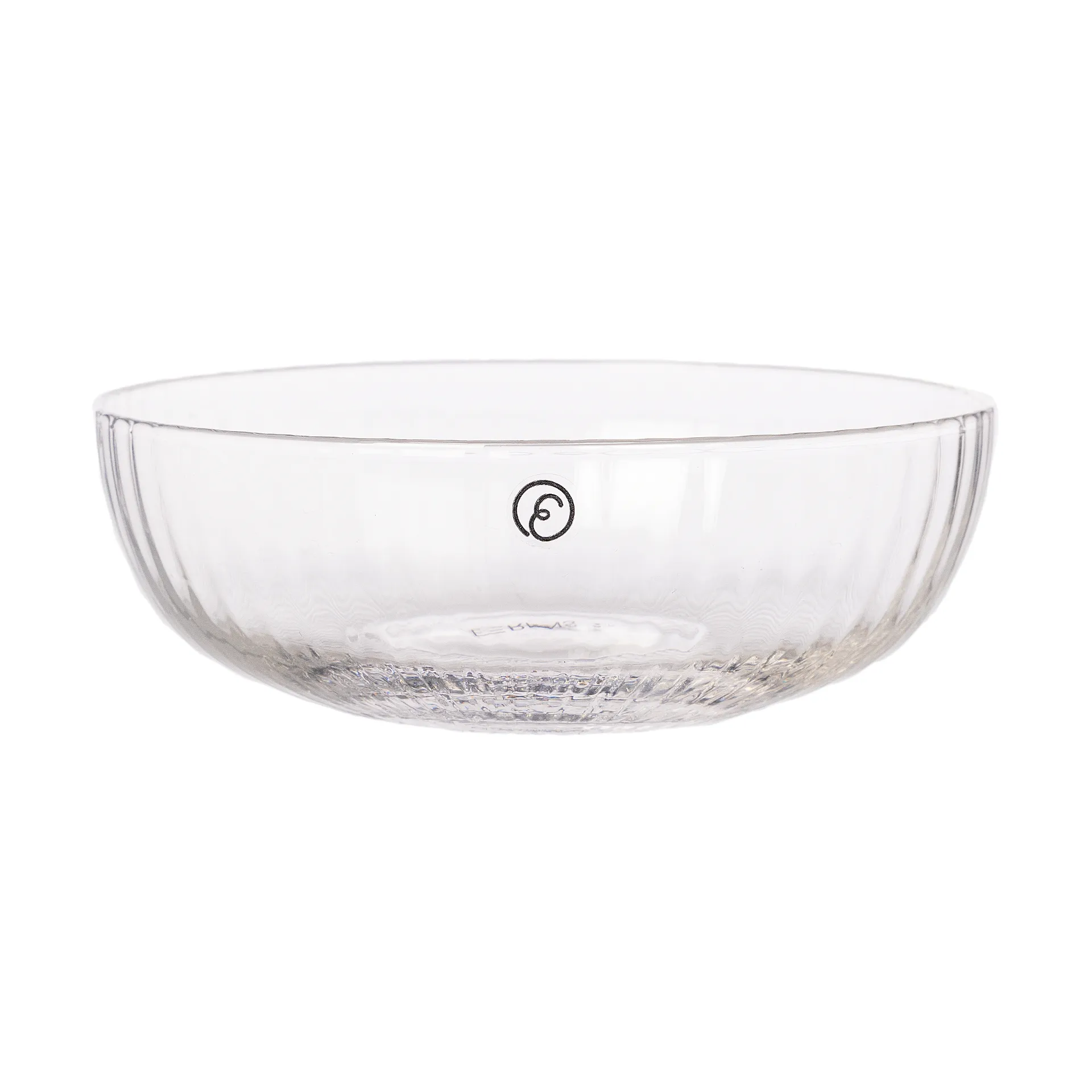 에른스트 리브드 글라스 보울 Ø13 cm, Clear ERNST | 에른스트