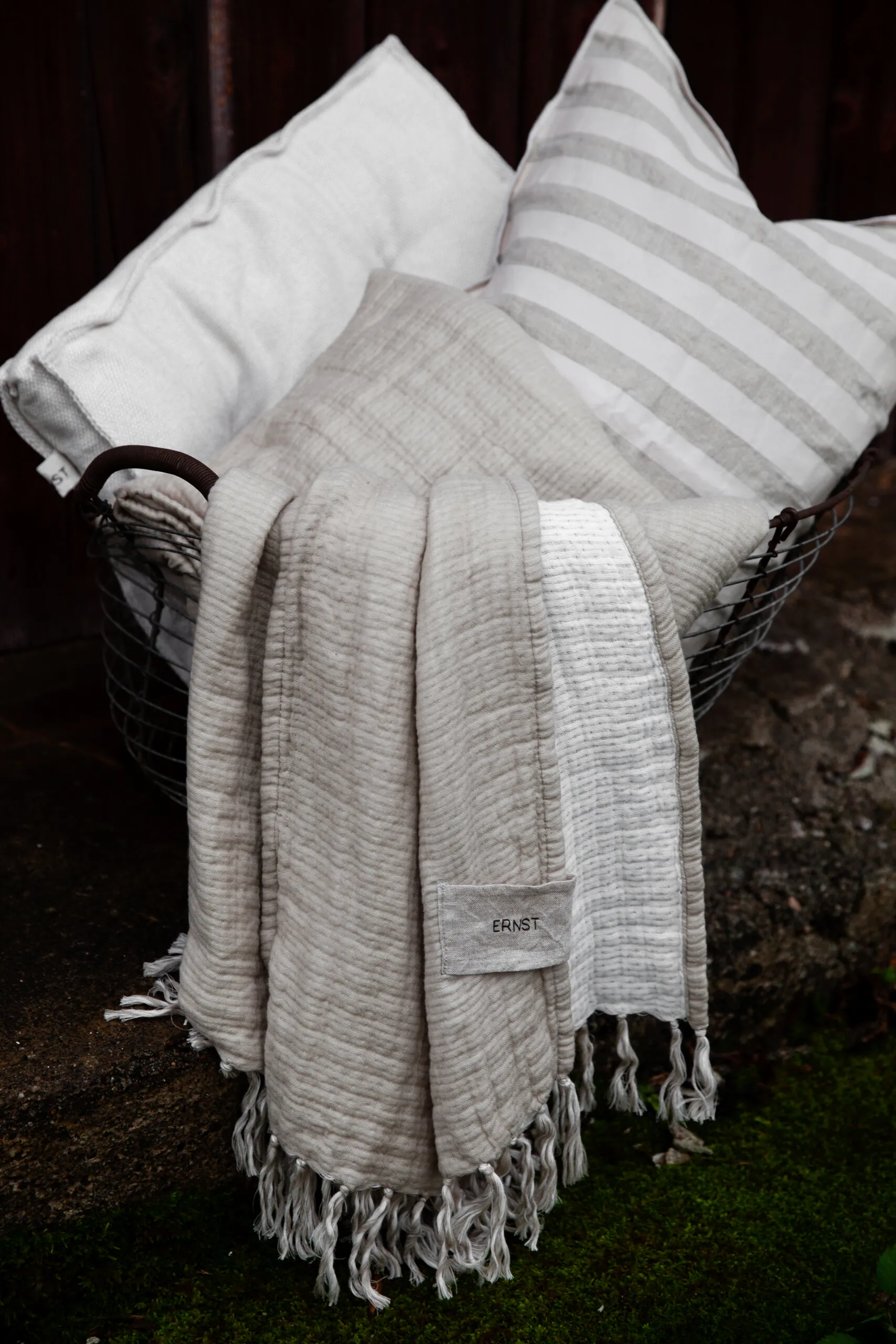 에른스트 면 스로우 130x170 cm, Beige ERNST | 에른스트