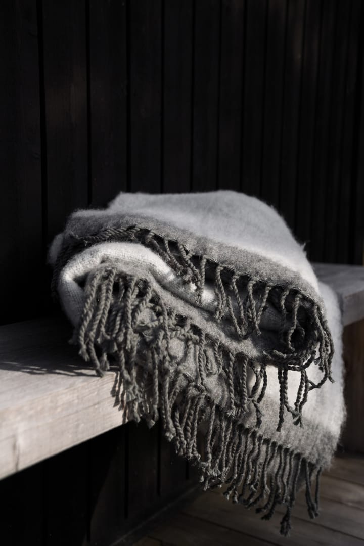 에른스트 스로우 프린지 장식 130x170 cm, Dark gray-white ERNST | 에른스트