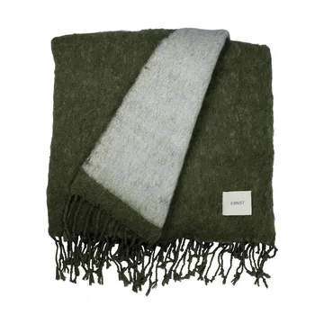 에른스트 스로우 프린지 장식 130x170 cm - Green-white - ERNST | 에른스트
