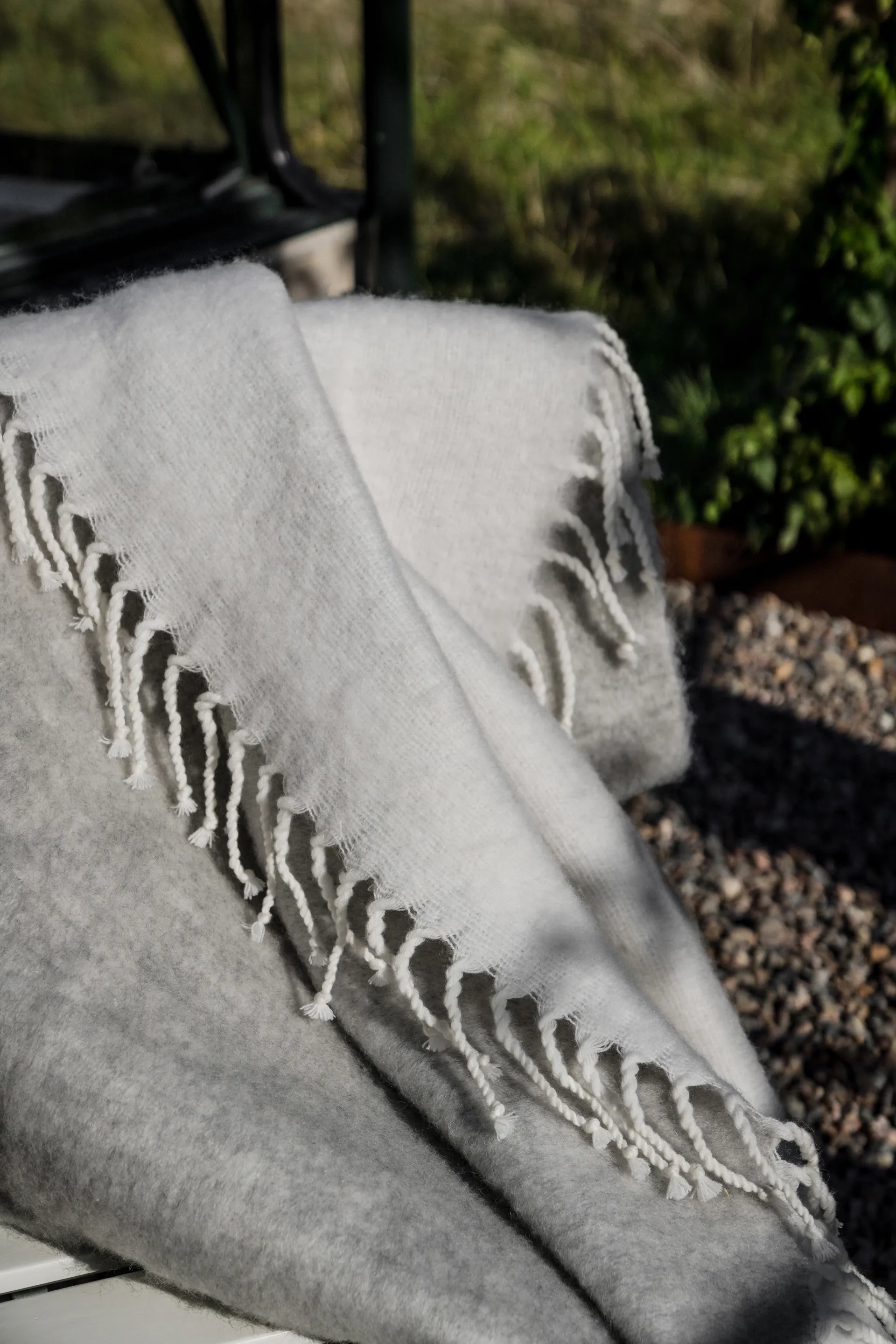 에른스트 스로우 프린지 장식 130x170 cm, Grey ERNST | 에른스트