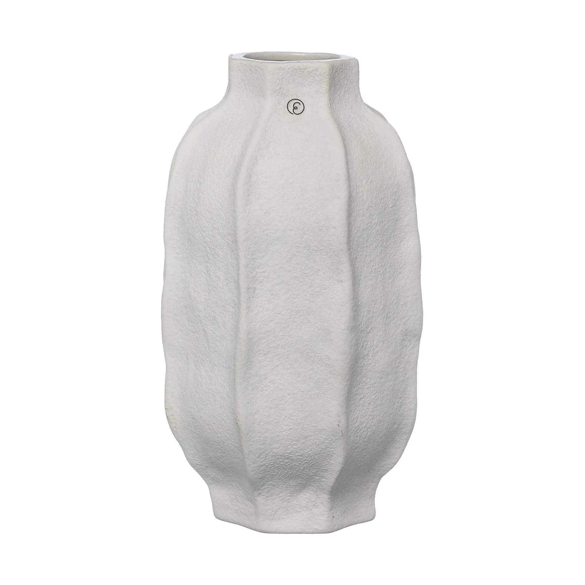 에른스트 스톤웨어 화병 13x22 cm, Natural white ERNST | 에른스트