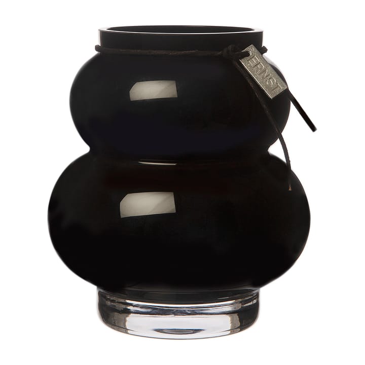 글라스 화병 커브드 14 cm - Black - ERNST | 에른스트