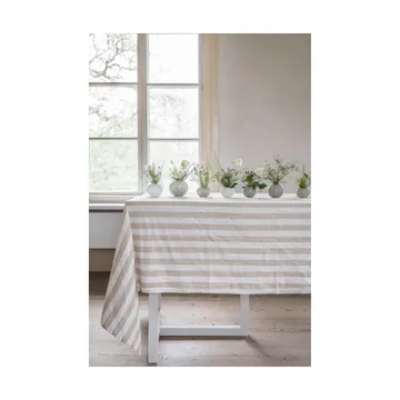 에른스트 식탁보 스트라이프 145x240 cm - Beige-white - ERNST | 에른스트