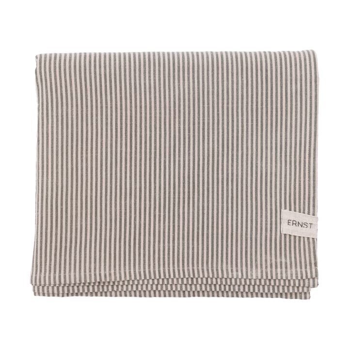 에른스트 테이블 클로스 얇은 스트라이프 145x300 cm - Green-beige - ERNST | 에른스트