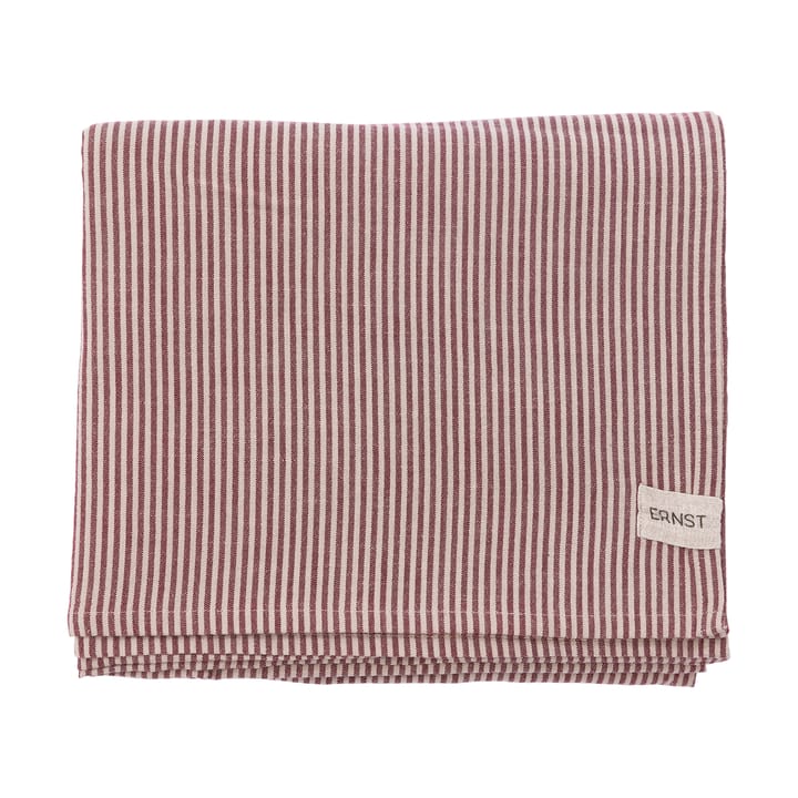 에른스트 테이블 클로스 얇은 스트라이프 145x300 cm - Red-beige - ERNST | 에른스트