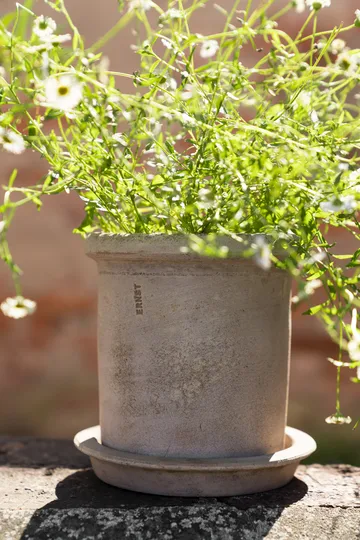 에른스트 테라코타 화분(받침 포함) - Ø16x16 cm - ERNST | 에른스트