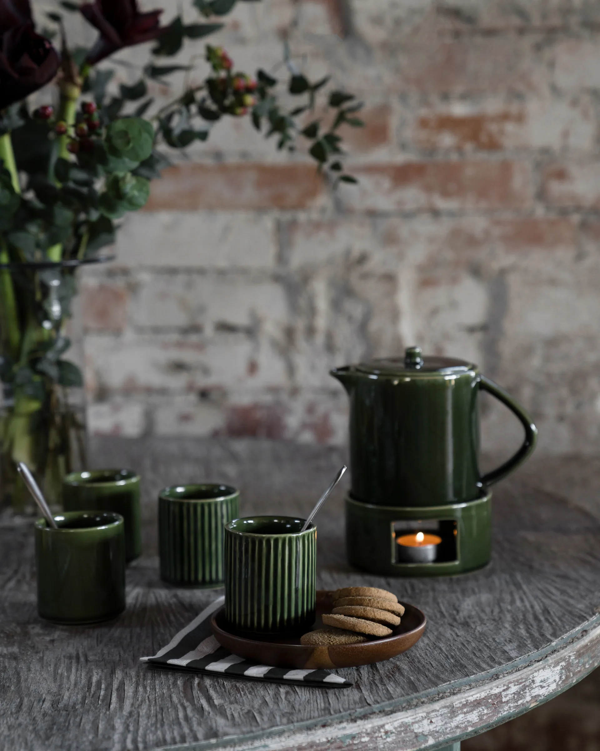 에른스트 립드 손잡이 없는 머그 19 cl, Green ERNST | 에른스트