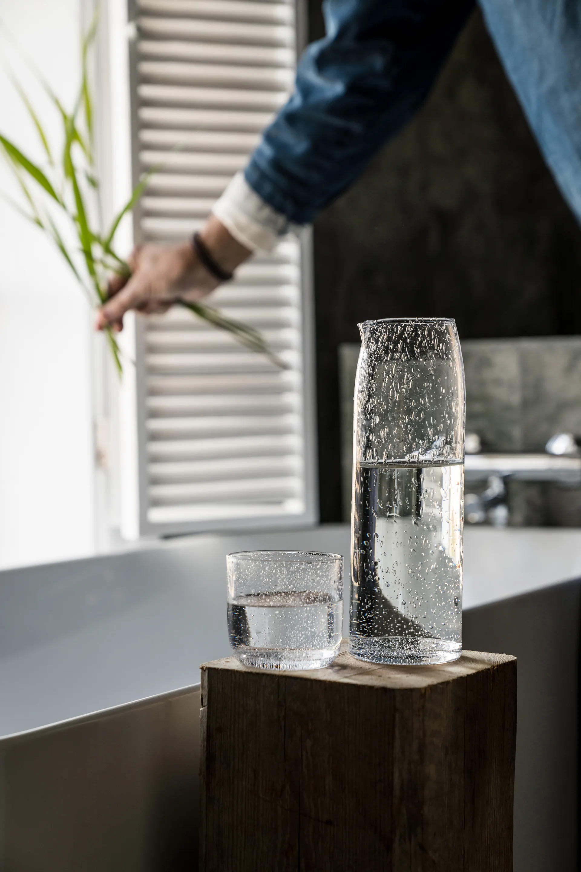 에른스트 카라페 거품 유리 1L, Clear ERNST | 에른스트