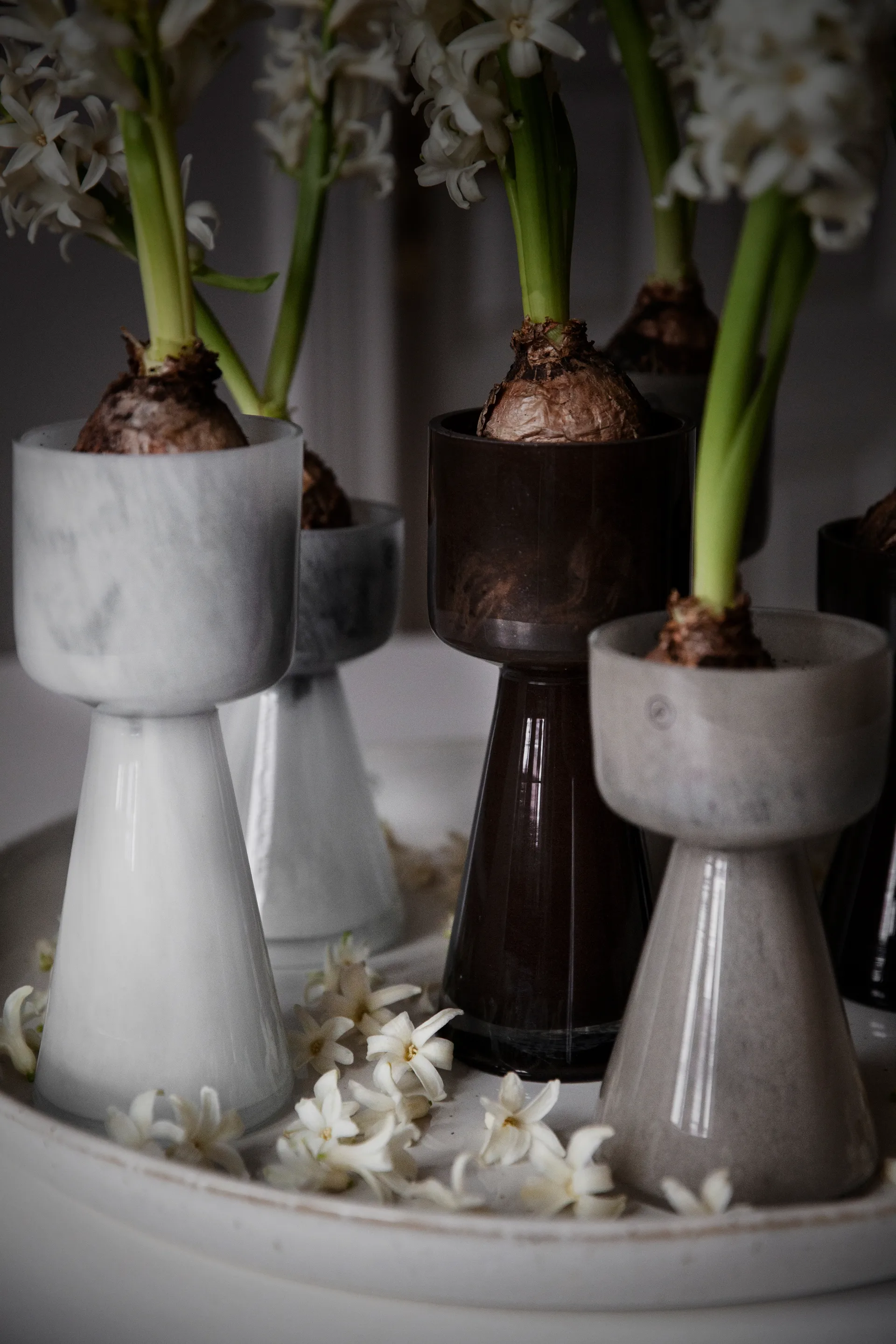 에른스트 어니언 화병 글래스 20 cm, White ERNST | 에른스트