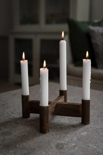 에른스트 대림절 캔들 홀더 Ø22x8 cm - Dark brown - ERNST | 에른스트