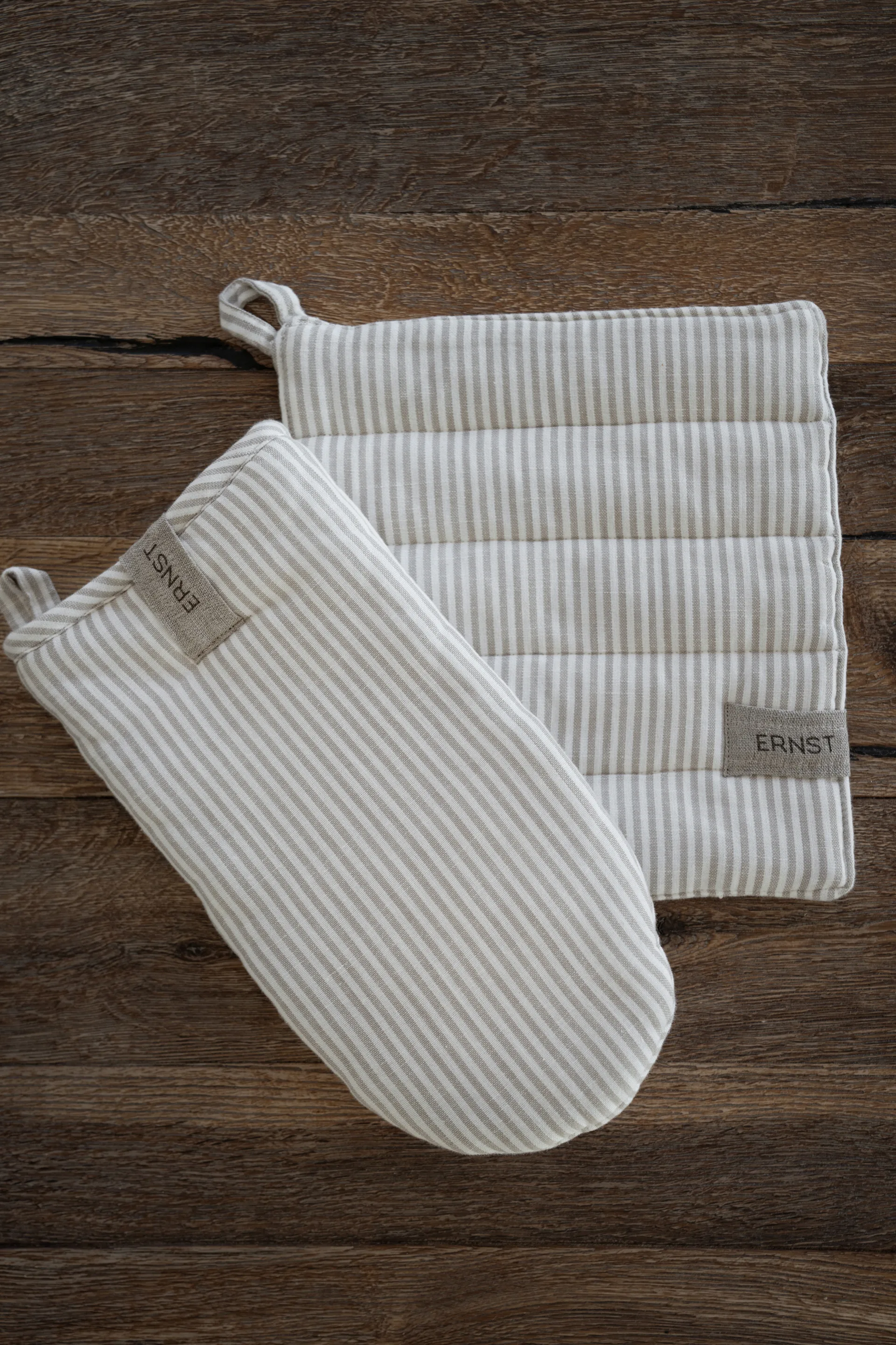 에른스트 냄비받침 스트라이프 23x25 cm, Beige-white stripe ERNST | 에른스트