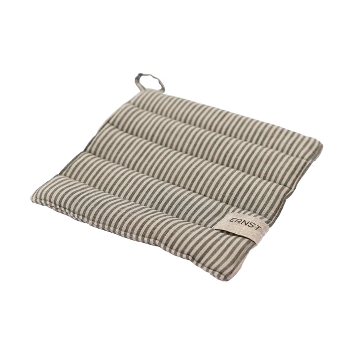에른스트 줄무늬 냄비 받침 23x25 cm - Green-beige - ERNST | 에른스트