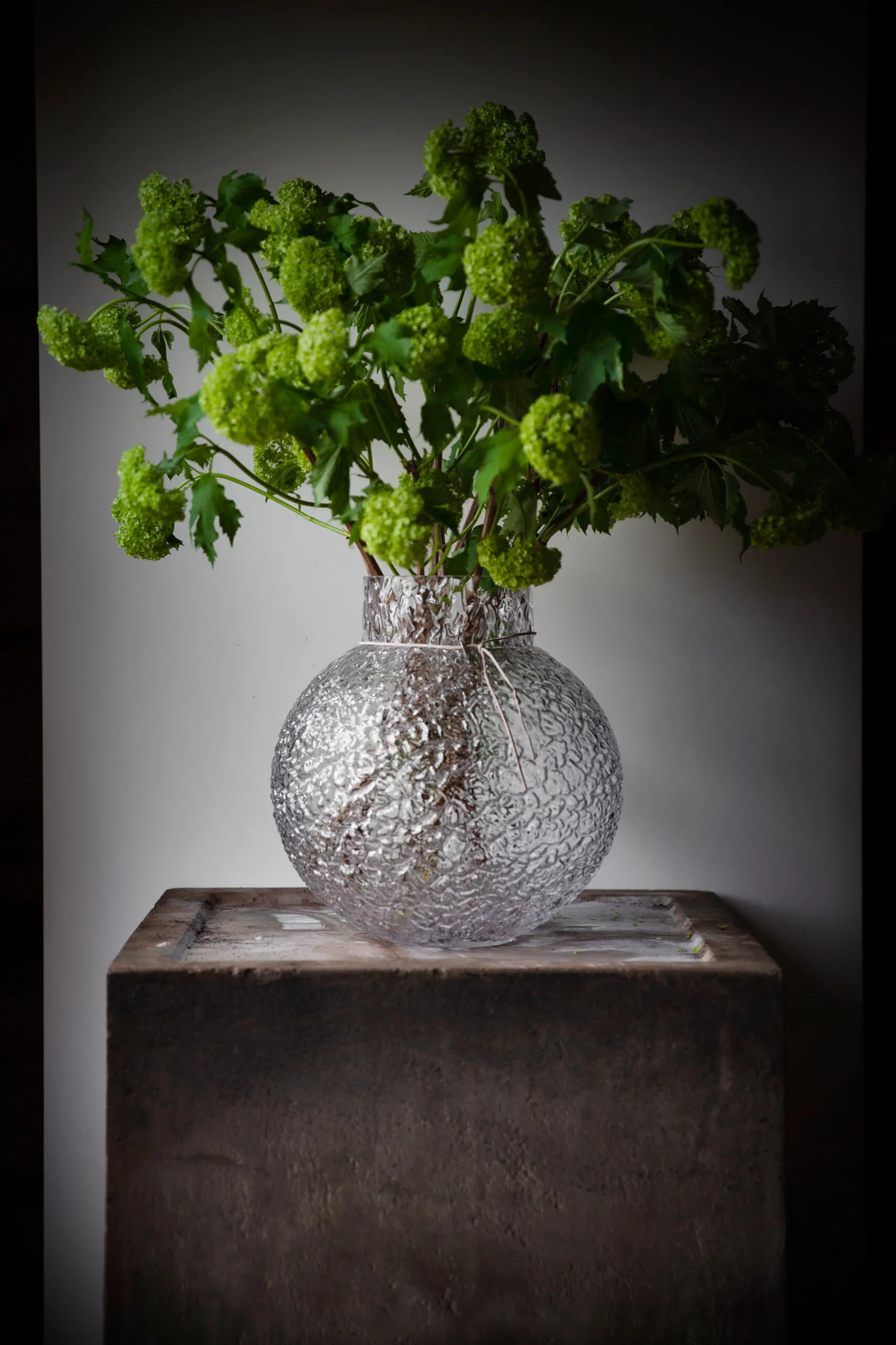 에른스트 스트럭처 글래스 화병 클리어, Ø29 cm ERNST | 에른스트