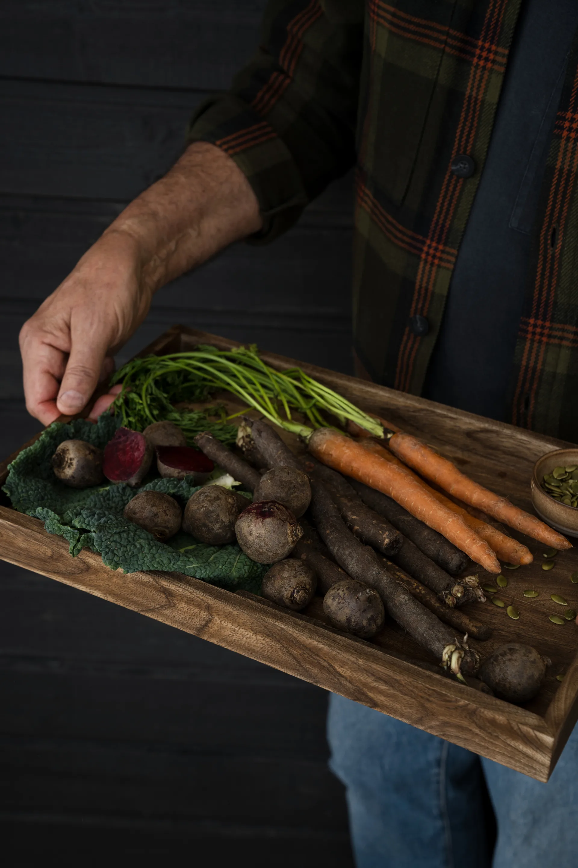 에른스트 서빙 트레이 30x45 cm, Dark brown ERNST | 에른스트
