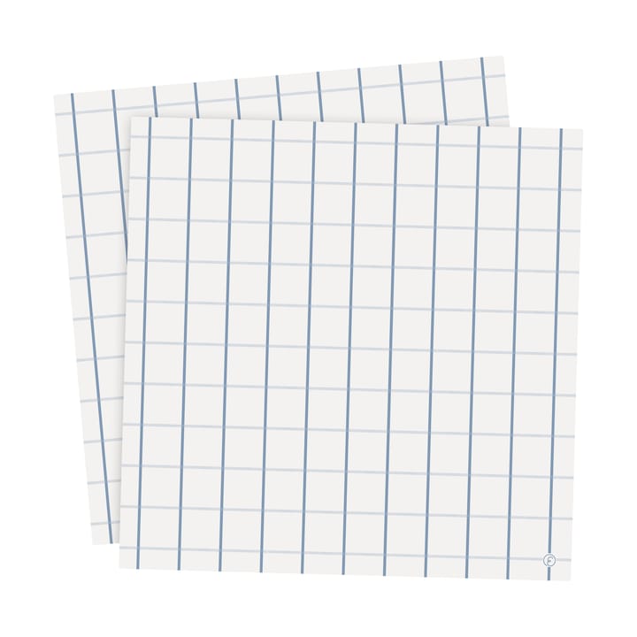 에른스트 냅킨 체크 33x33 cm 20개 세트 - Light blue-light blue - ERNST | 에른스트