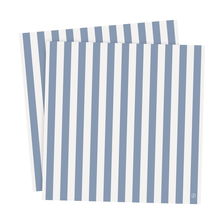 에른스트 냅킨 스트라이프 33x33 cm 20개 세트 - Light blue-white - ERNST | 에른스트