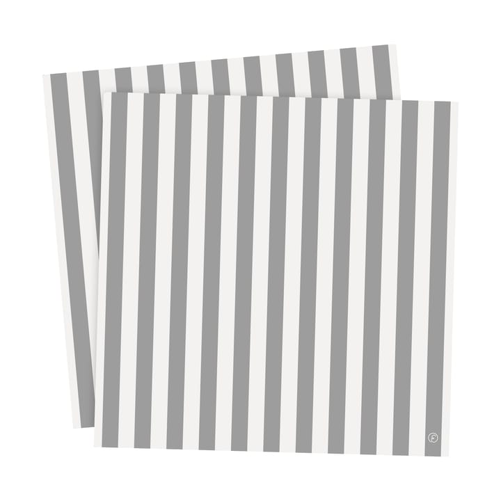 에른스트 냅킨 스트라이프 33x33 cm 20개 세트 - White-grey stripe - ERNST | 에른스트