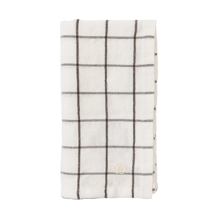 에른스트 냅킨 라지 체크무늬 40x40 cm - White-brown - ERNST | 에른스트