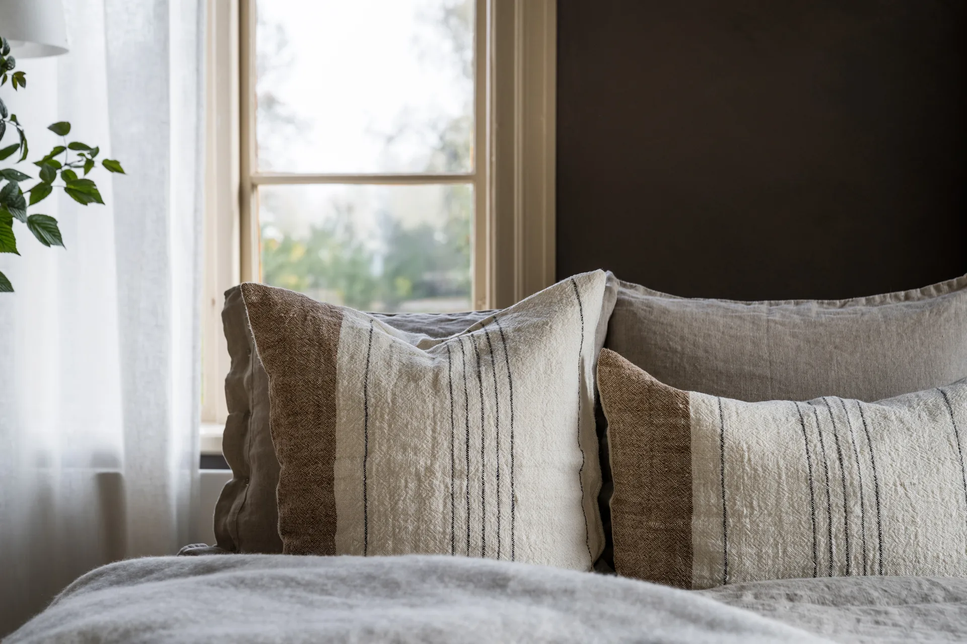 에른스트 쿠션 커버 하프 린넨 40x60 cm, Multi-white ERNST | 에른스트