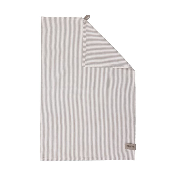 에른스트 키친타월 얇은 스트라이프 47x70 cm - Beige-white stripe - ERNST | 에른스트