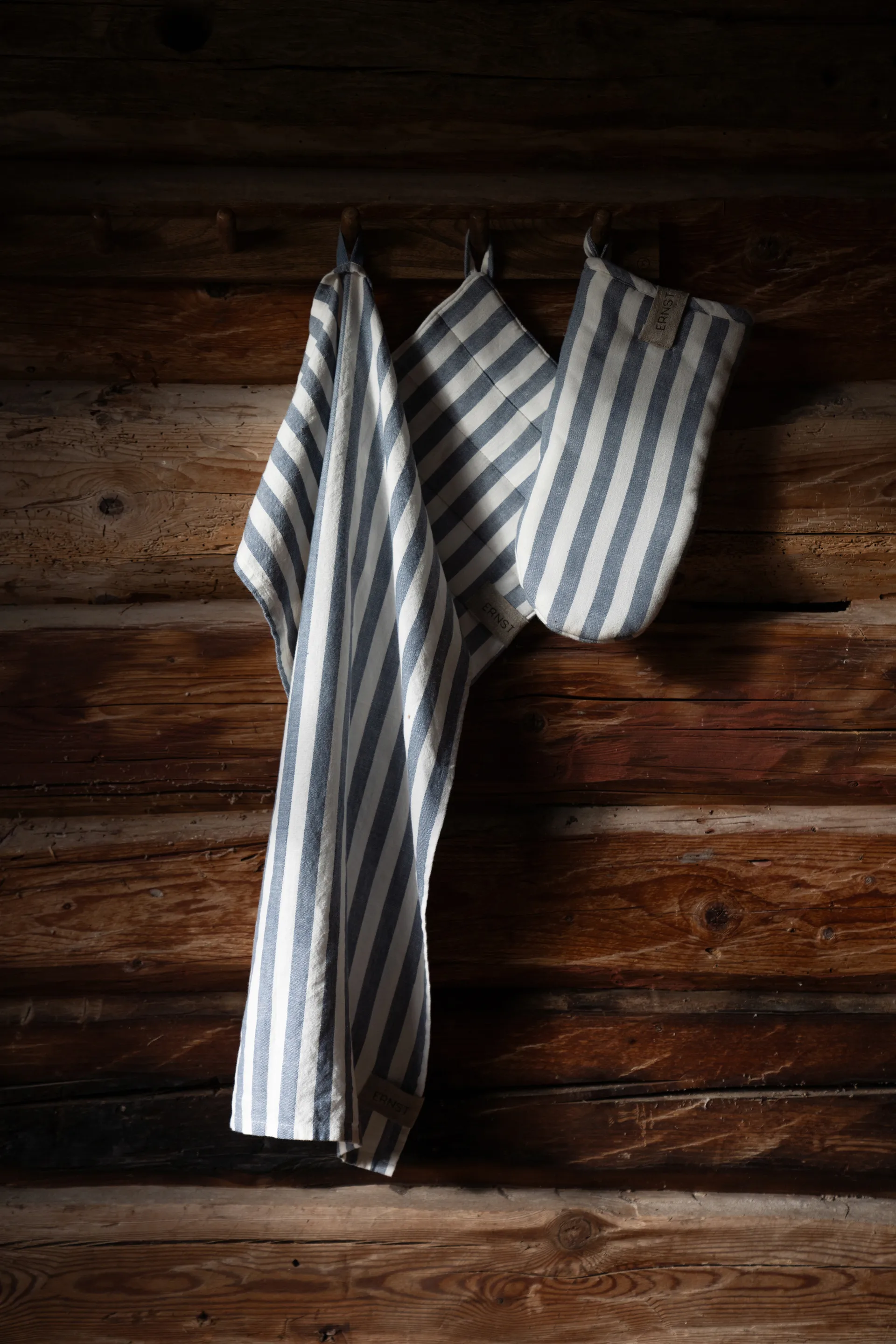 에른스트 키친타월 와이드 스트라이프 47x70 cm, Blue-white ERNST | 에른스트