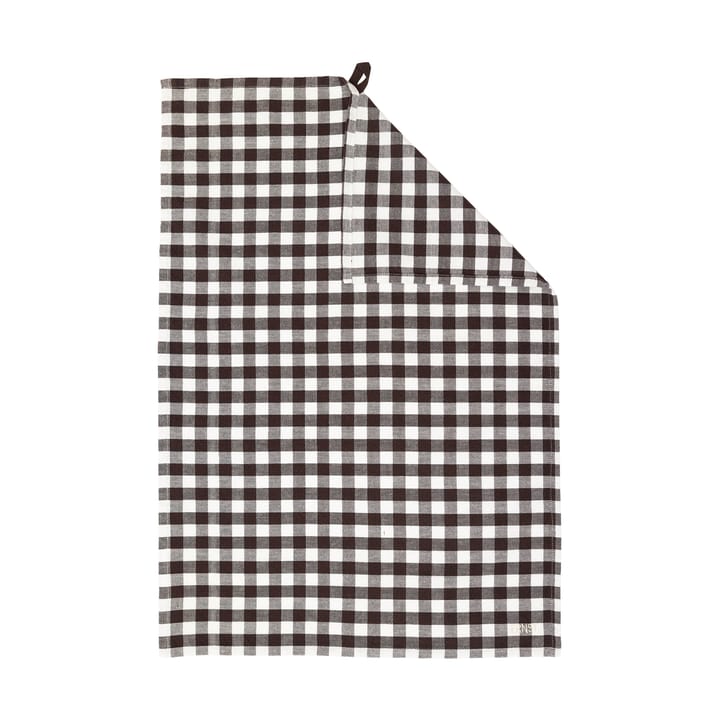 키친타월 체크무늬 47x70 cm - Brown-white - ERNST | 에른스트