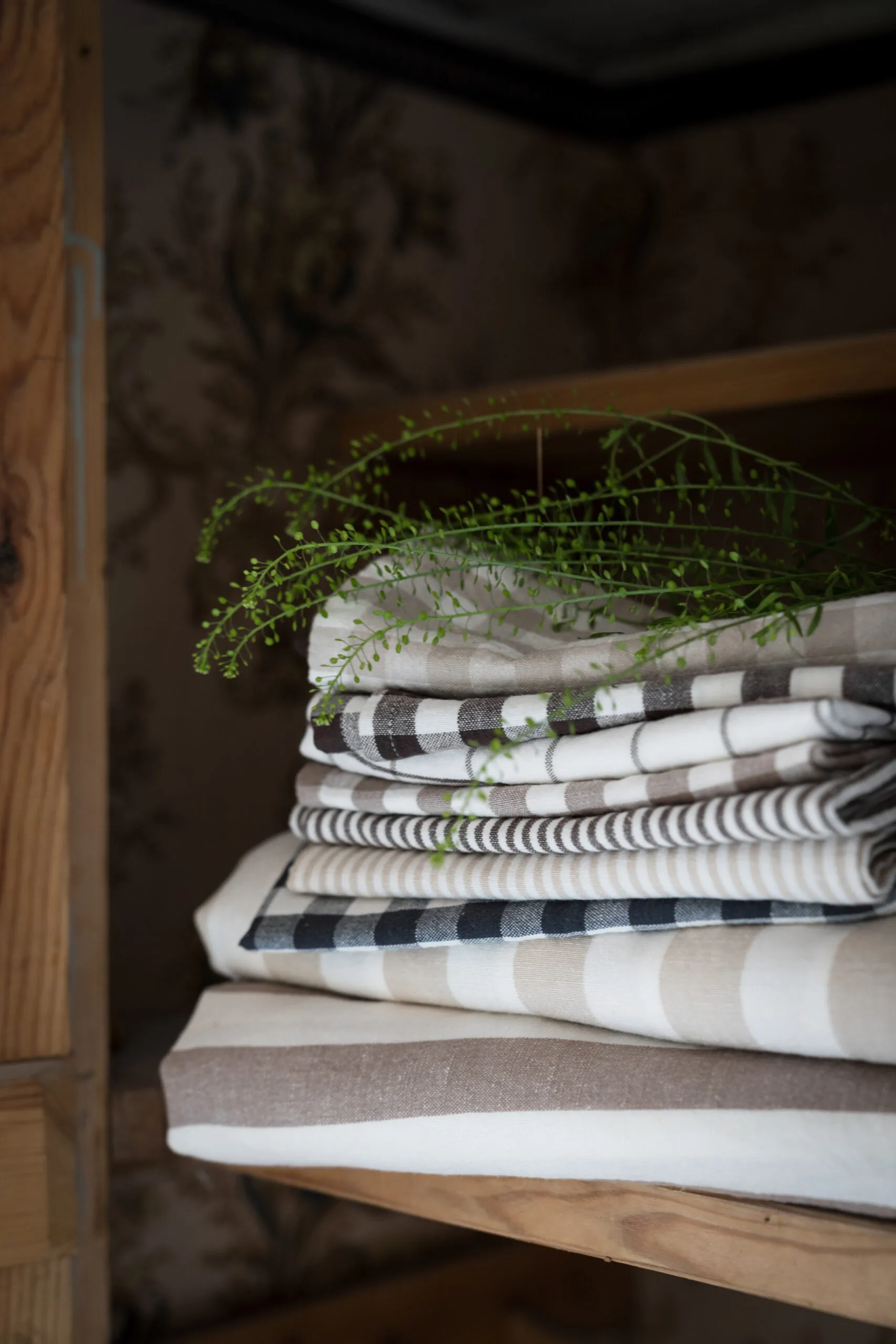 에른스트 키친타월 체크무늬 47x70 cm, Grey-blue-white ERNST | 에른스트