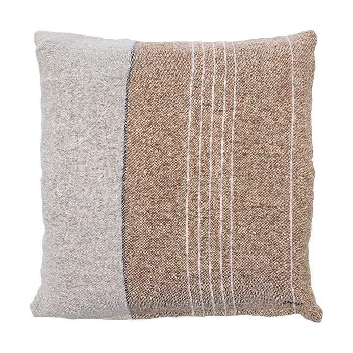 에른스트 쿠션 커버 하프 린넨 50x50 cm - Caramel-natural - ERNST | 에른스트