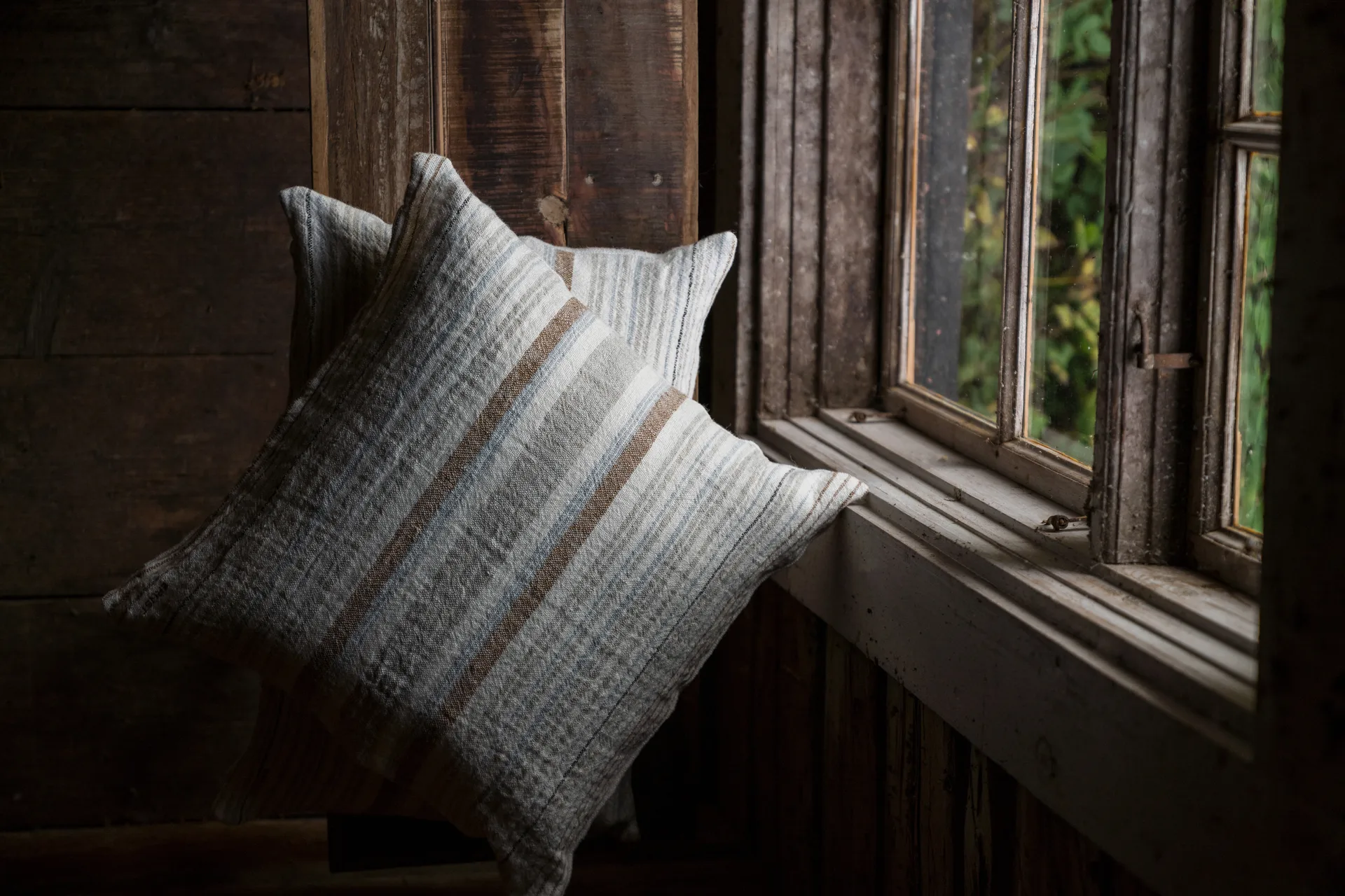 에른스트 쿠션 커버 하프 린넨 50x50 cm, Multi-light blue ERNST | 에른스트