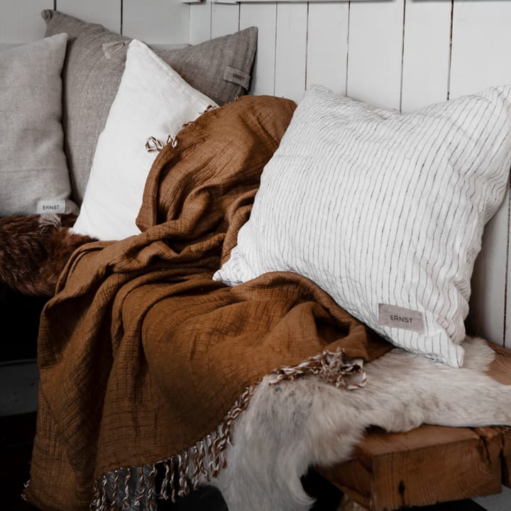 에른스트 베개커버 스트라입스 50x60 cm, White-black ERNST | 에른스트