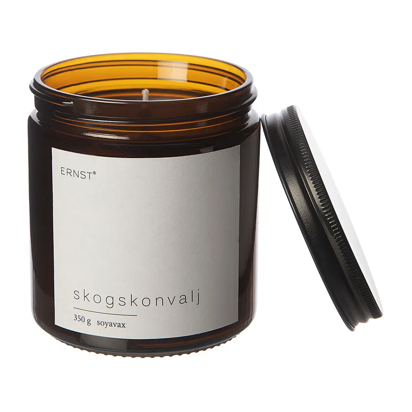 에른스트 향초 인 글라스와 덮개 9 cm, Forest lily ERNST | 에른스트