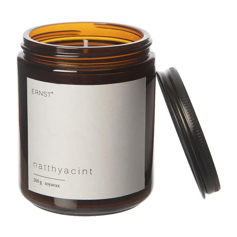 에른스트 향초 인 글라스와 덮개 9 cm, Night hyacinth ERNST | 에른스트