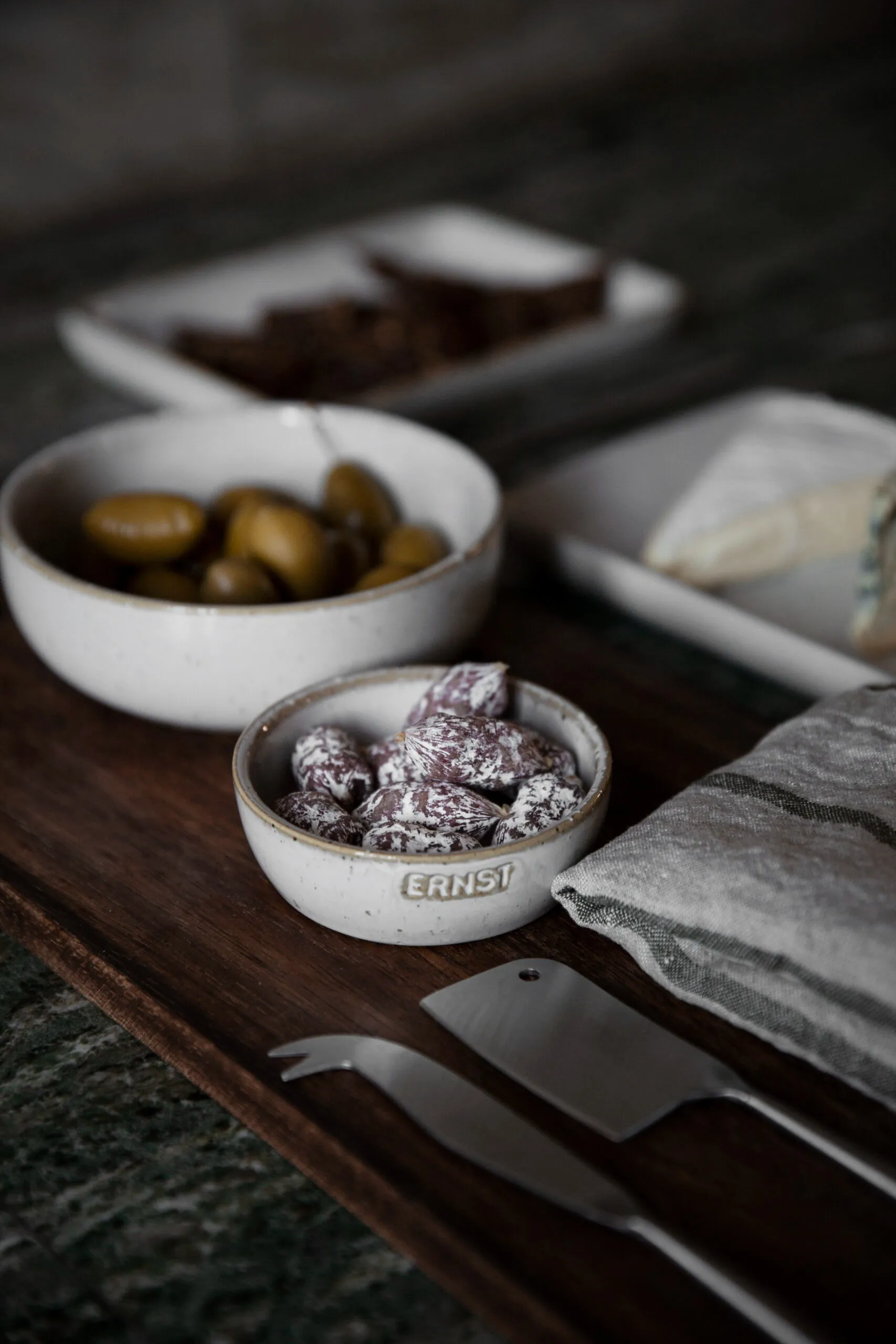 에른스트 보울 & 로고 내추럴 화이트, Ø9 cm with logo ERNST | 에른스트