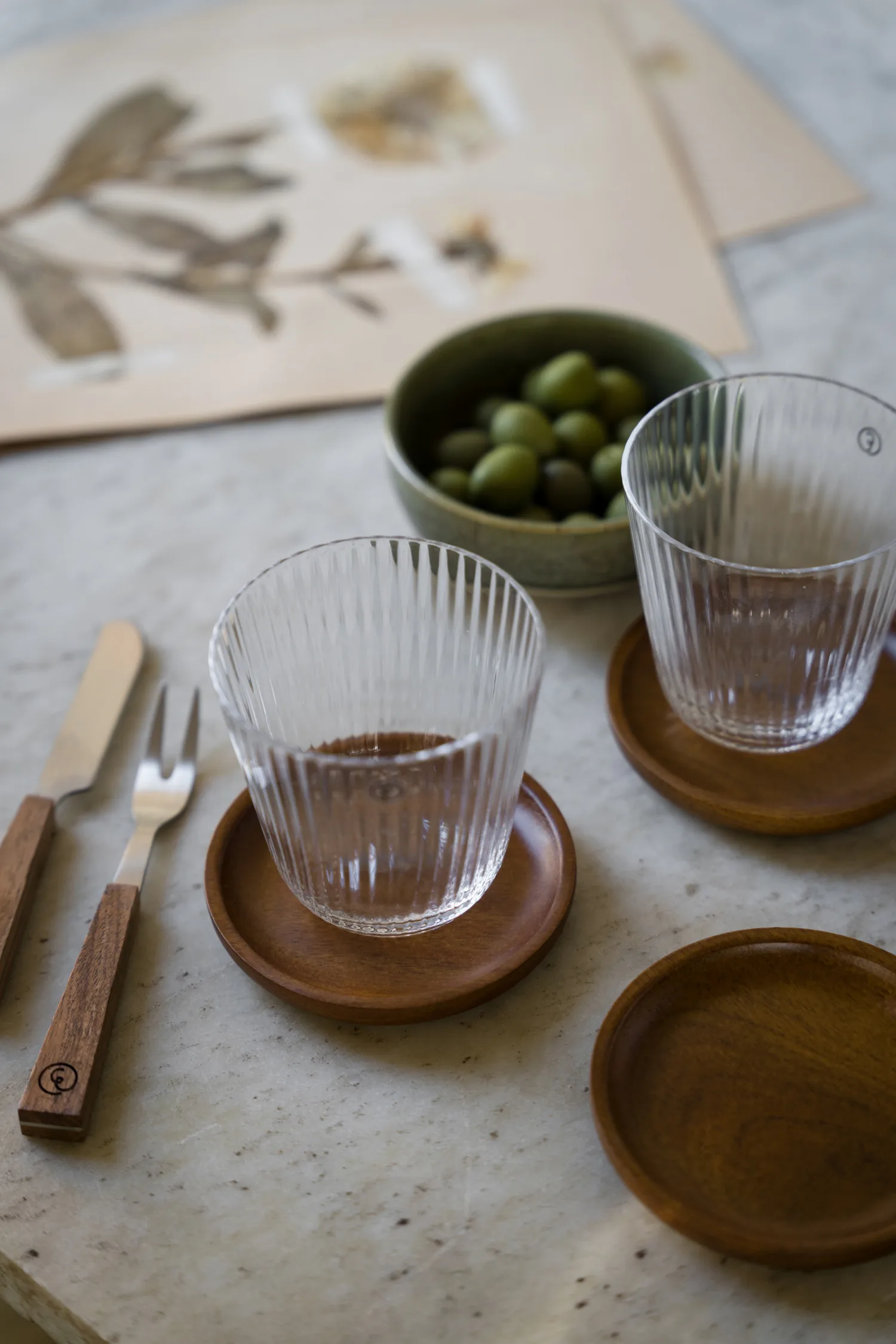 에른스트 우드 트레이, Acacia, Ø10 cm ERNST | 에른스트